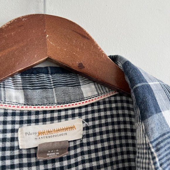 Anthropologie Pilcro & The Letterpress Bo Boyfriend Plaid Oversized Shir… - Picture 2 of 8